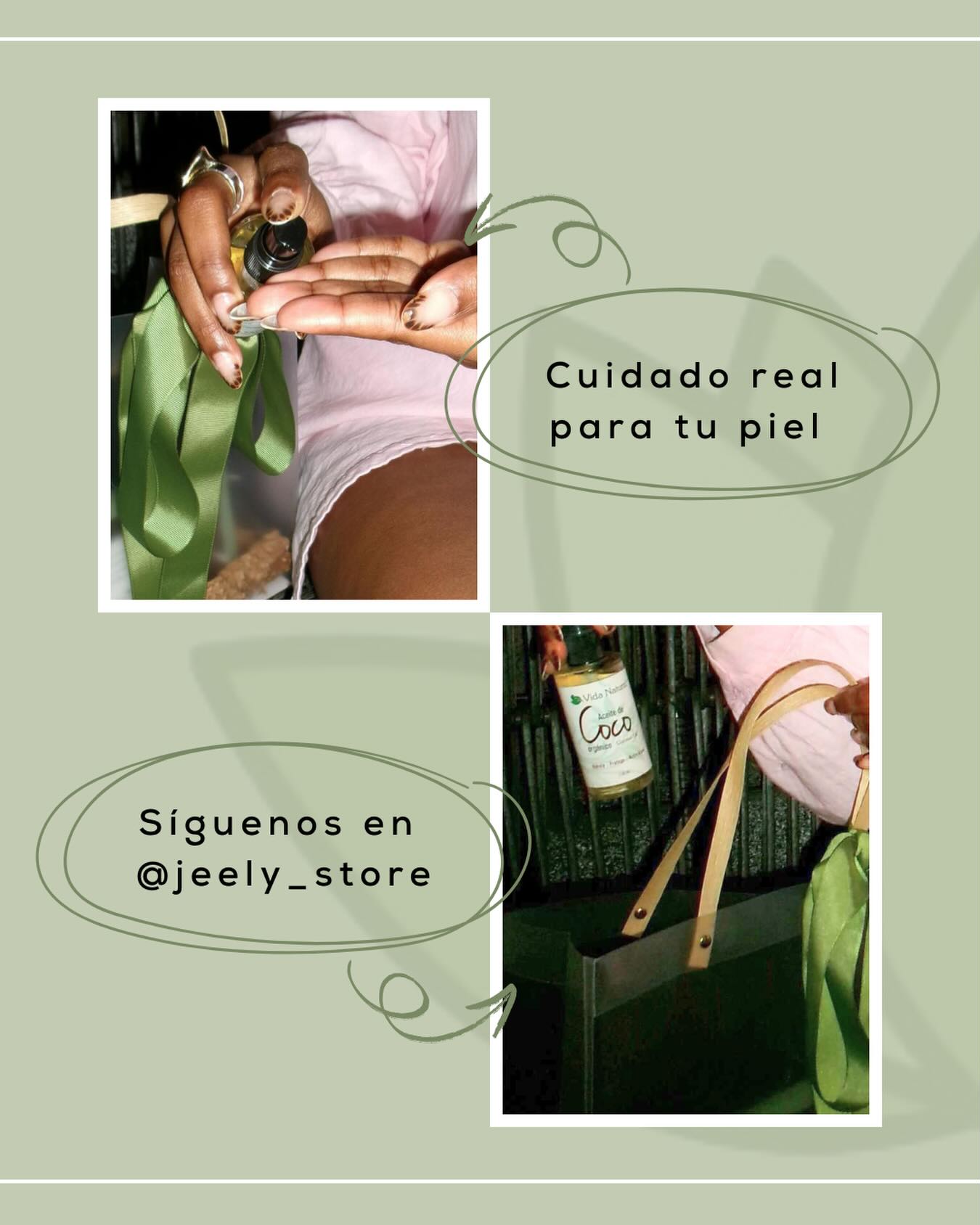 Cuidado real para tu piel 🤍🤎

Productos naturales que nutren, hidratan y respetan tu esencia 🍃

#JeelyStore #CuidadoNatural #PielSana #ProductosOrgánicos