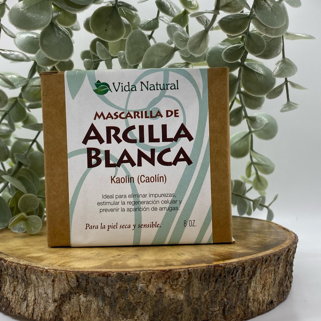 Mascarilla Blanca Caolin